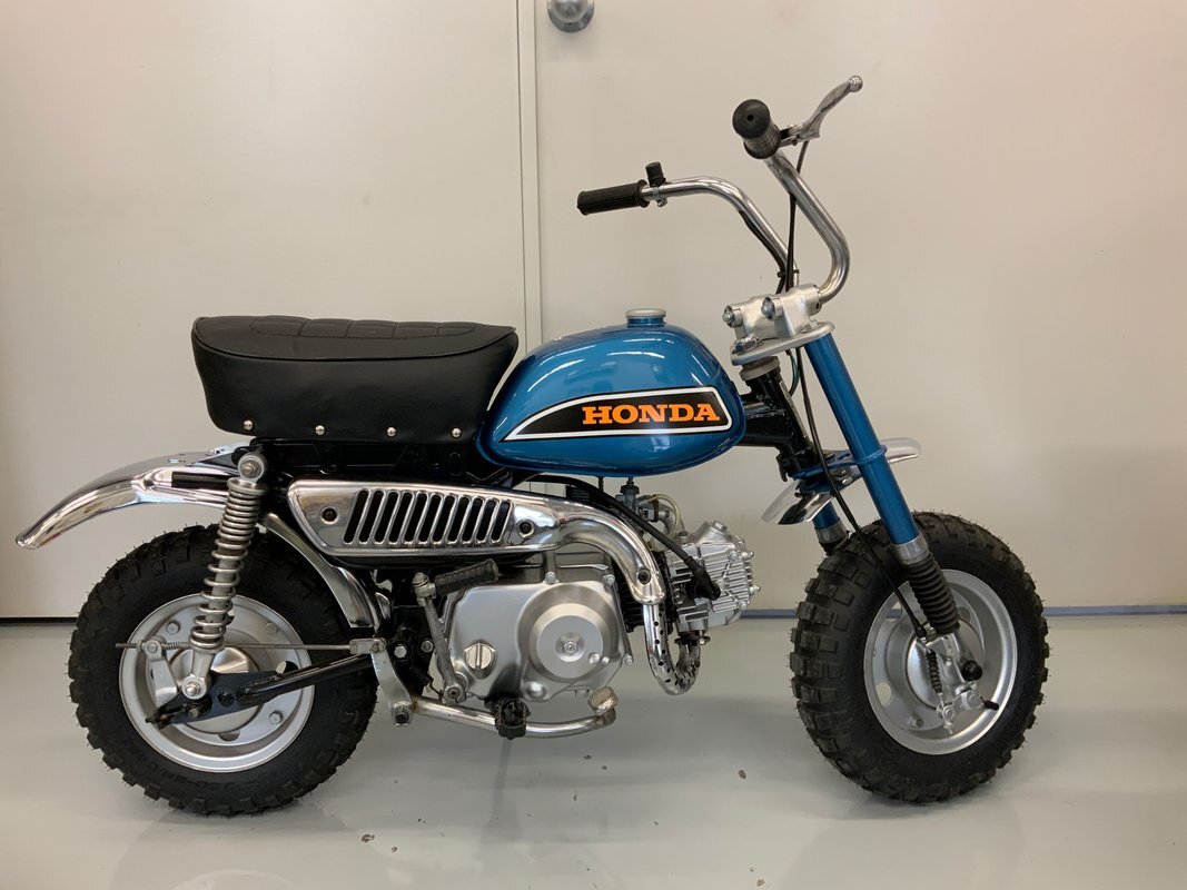 1972 Honda Z50  0 Miles BLUE mini_pocket 49cc 3-Speed Automatic