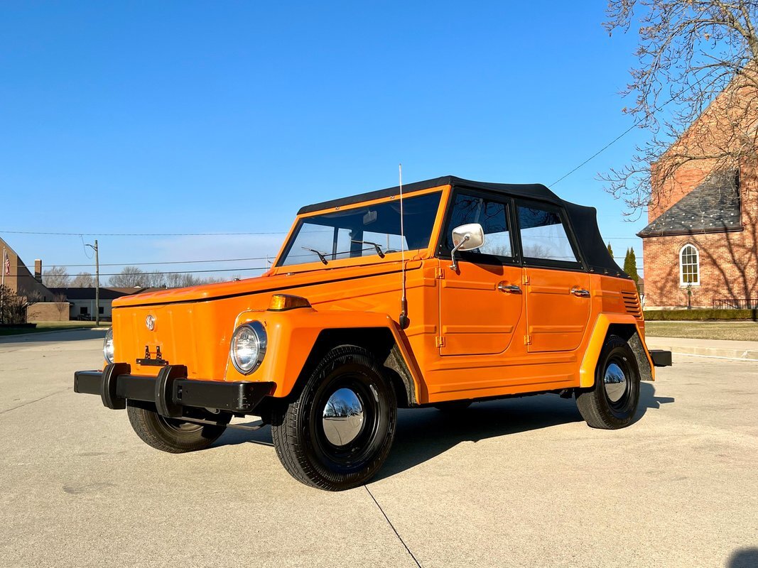 1973 Volkswagen Thing  Orange Convertible 1600cc 4 Speed Manual