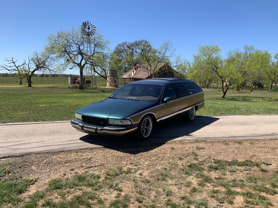 Owner 1994 Buick Roadmaster Wagon 308051 Miles Dark Grey-Green Metallic Station Wagon