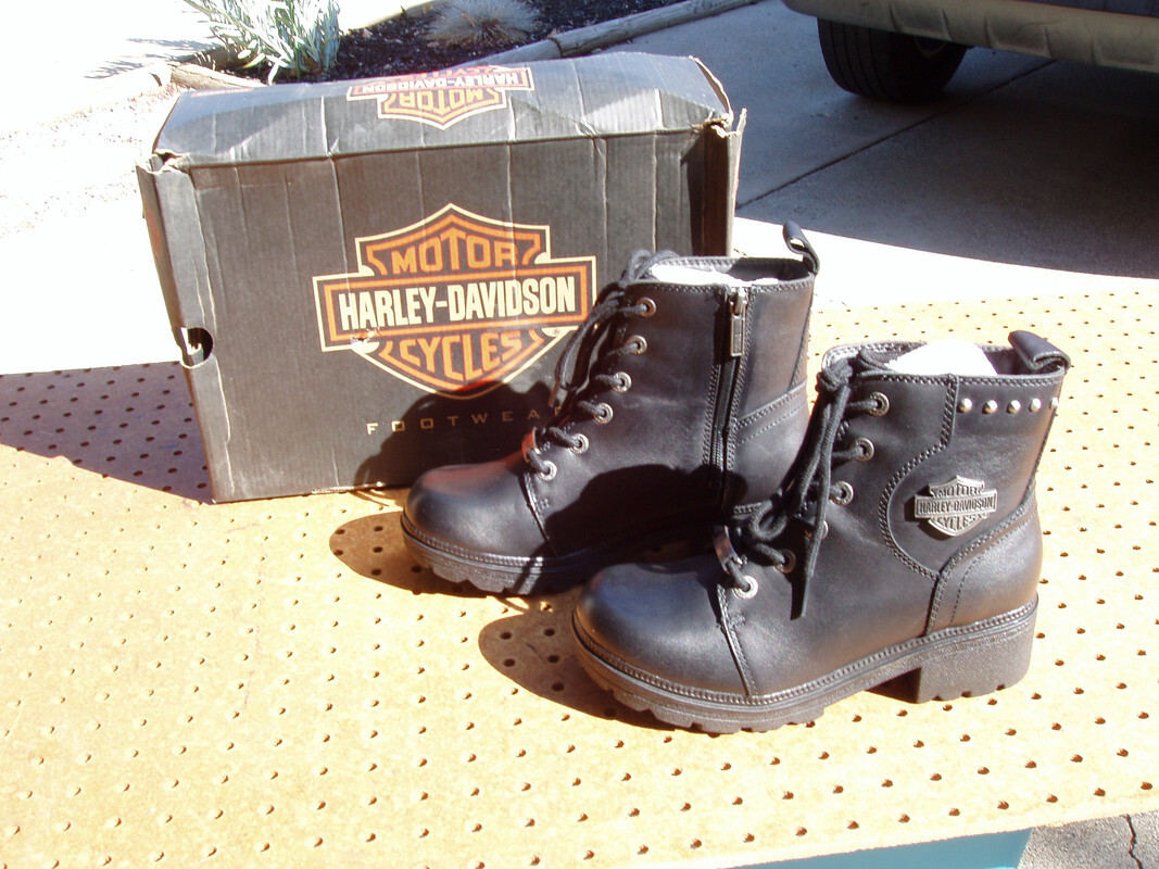 ヴィンテージ　オストハイマー　バイソン Harley-Davidson® Women's Beason 7.25-Inch Motorcycle Lace-Up