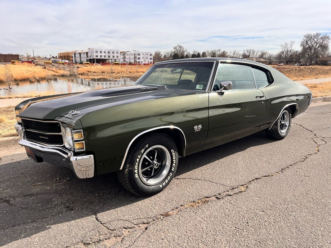 1971 Chevrolet Chevelle SS 454 TRUE LS-5 Chevelle SS 454CI 4-speed 67,590 Miles