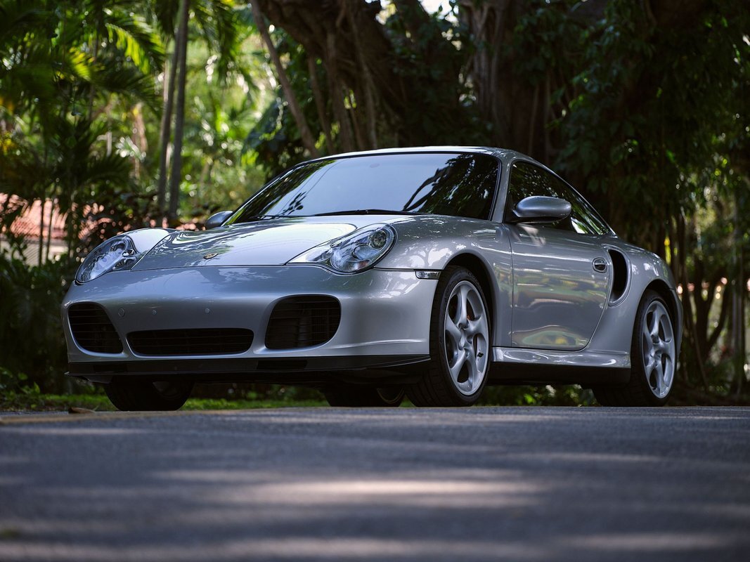 2001 Porsche 911 996 Turbo 5800 Miles Arctic Silver Metallic  Twin-Turbocharged