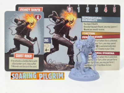 GHOST RIDER -  HERO Zombicide MARVEL ZOMBIES Kickstarter Exclusive Stretch CMON