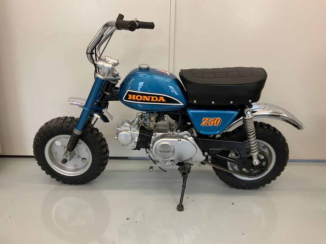 Owner 1972 Honda Z50  0 Miles BLUE mini_pocket 49cc 3-Speed Automatic