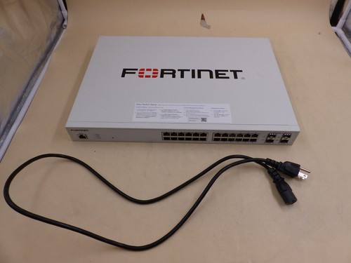 FORTINET FORTISWITCH FS-124E-POE SWITCH 24 PORT MANAGED | eBay