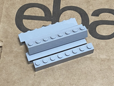 LEGO Parts - Light Bluish Gray Brick 1 x 8 - No 3008 - QTY 5