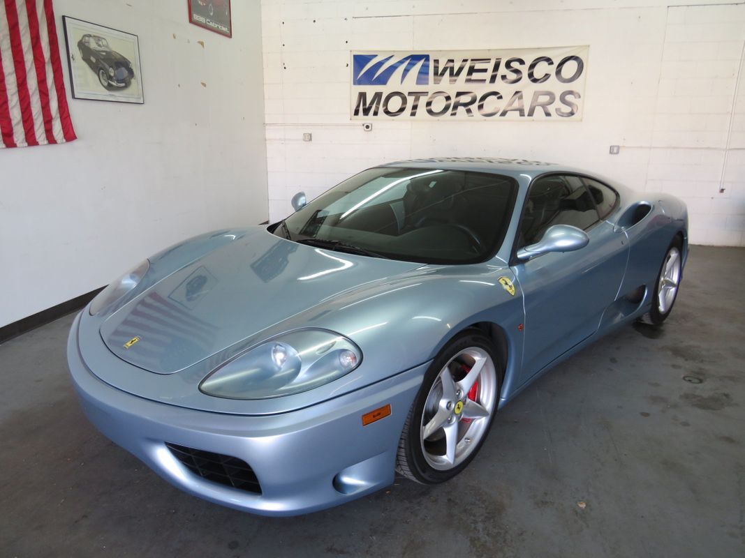 2000 Ferrari 360 Modena Modena very low miles 26,587 Miles Blue  3L NA V8 double