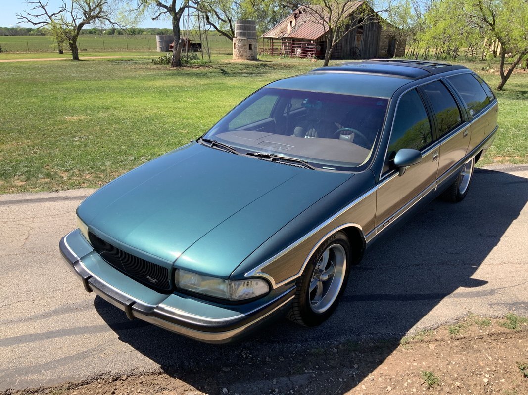 1994 Buick Roadmaster Wagon 308051 Miles Dark Grey-Green Metallic Station Wagon