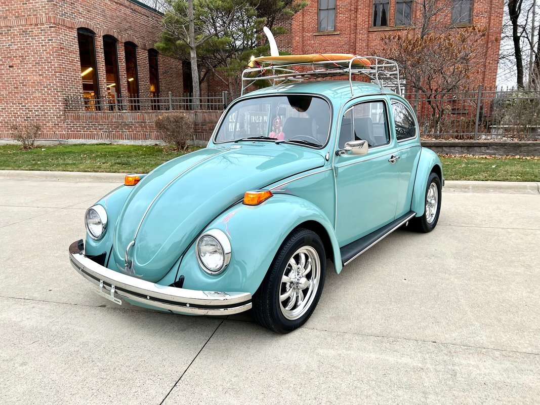 Owner 1968 Volkswagen Beetle  Turquoise Coupe 1600cc 4 Speed Manual