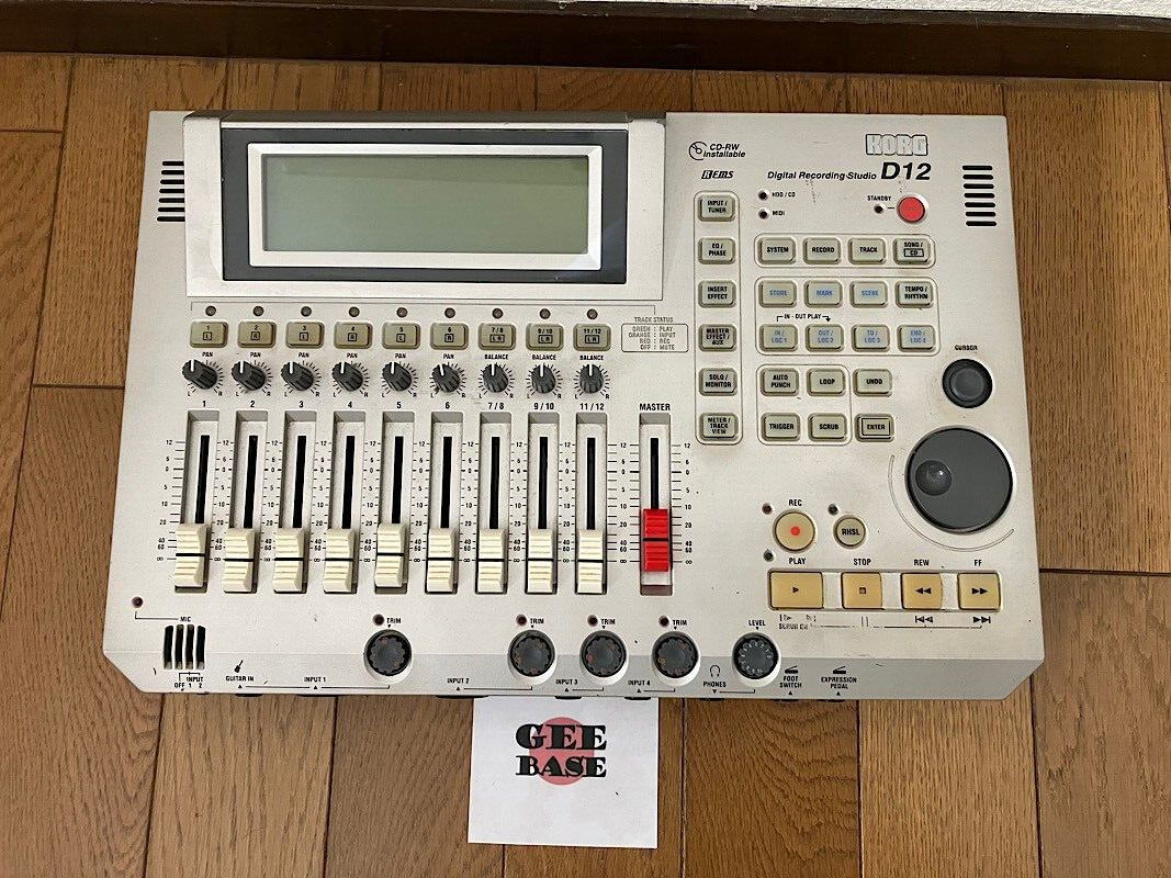 KORG D12 マルチトラックレコーダー KORG D12 Digital Recording Studio MTR Multi Track Recorder