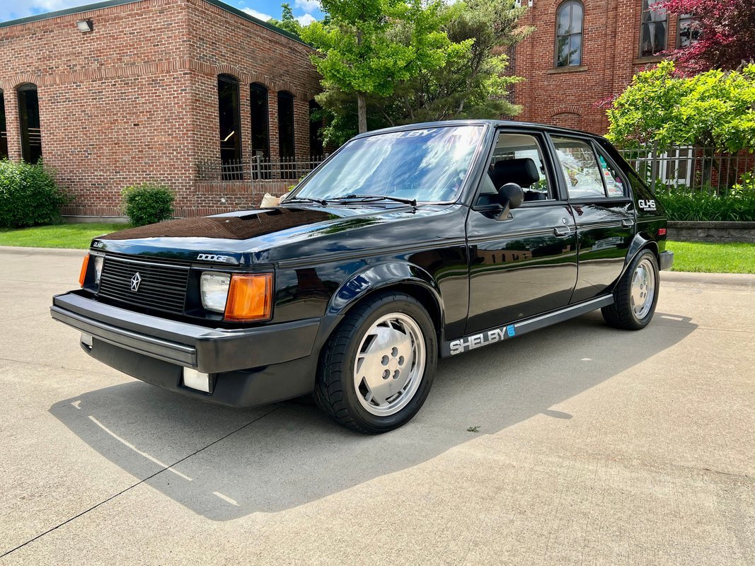 1986 Dodge Omni GLHS _ SHELBY  Black Hatchback 2.2l 5 Speed Manual