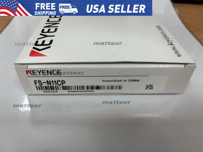 KEYENCE FS-N11CP Fiber Optic Sensors FSN11CP New In Box One Free Shipping