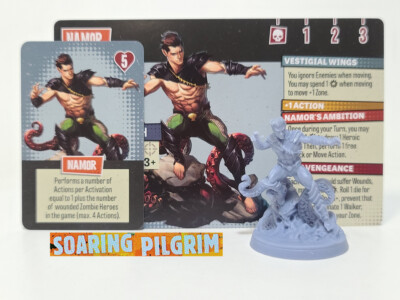 NAMOR - HERO Zombicide MARVEL ZOMBIES Kickstarter Exclusive Stretch CMON