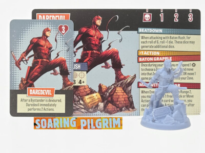 DAREDEVIL - HERO Zombicide MARVEL ZOMBIES Kickstarter Exclusive Stretch CMON