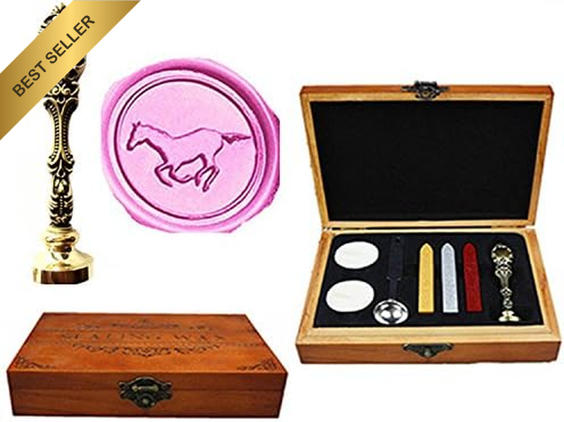 Horse Running Luxury Wood Box Bronze Metal Peacock Wedding Invitations Gift Card