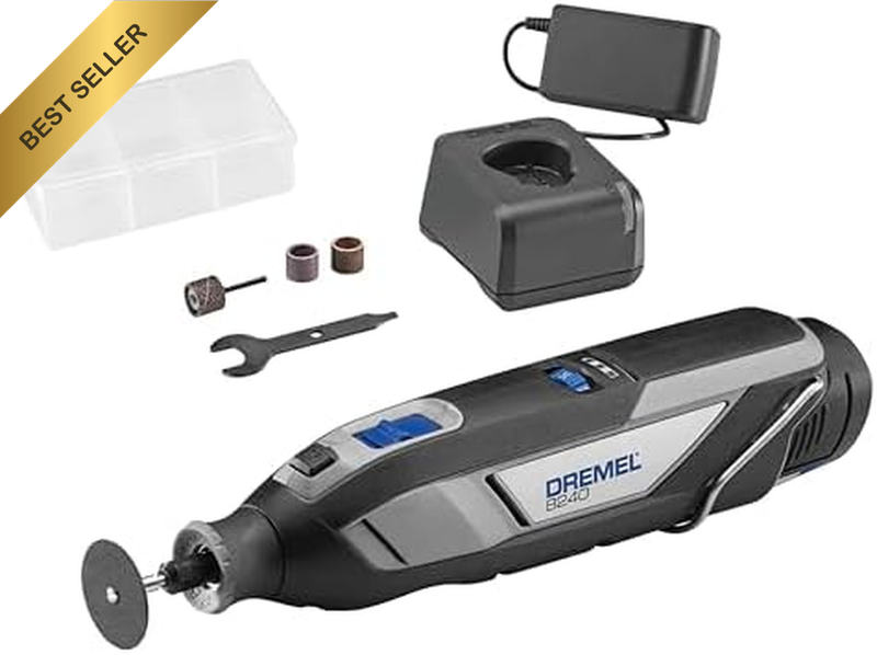 8240 Cordless Rotary Tool 12V, Multitool Kit with 5 Accessories, Variable Speed