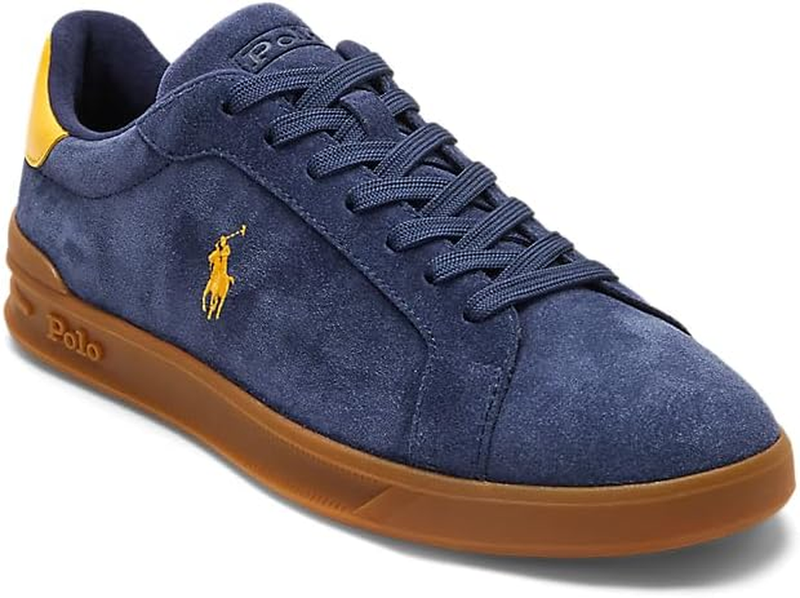 Polo Ralph Lauren Mens Suede-HRT Crt Ii-Sneakers-Low Top Lace
