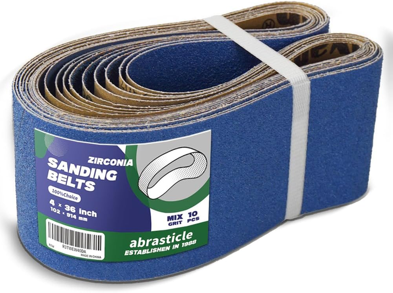 4" X 36" Zirconia Sanding Belts for Metal - 4 X 36 Inch Zirconia Metal Grinding