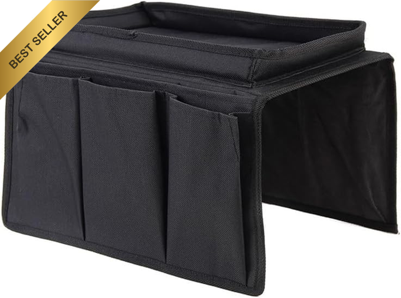 6-Pocket Sofa Armrest Organizer: Multi-Functional Oxford Fabric Storage for Remo