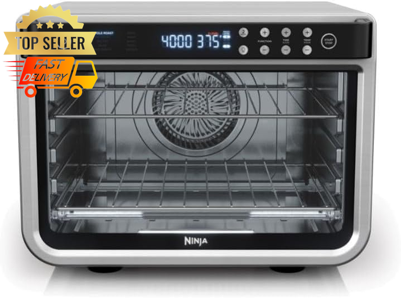Ninja Foodi XL 10-in-1 Air Fry Oven 29L, Touch Control, Black Stainless Steel