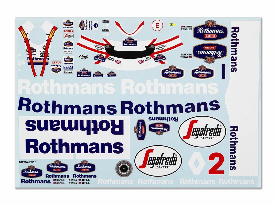 1/18　ウィリアムズ FW16　#5 D.ヒル 1995 Rothmansロゴ 1/18 ウィリアムズ FW16 #5 D.ヒル 1995 Rothmansロゴ - メルカリ