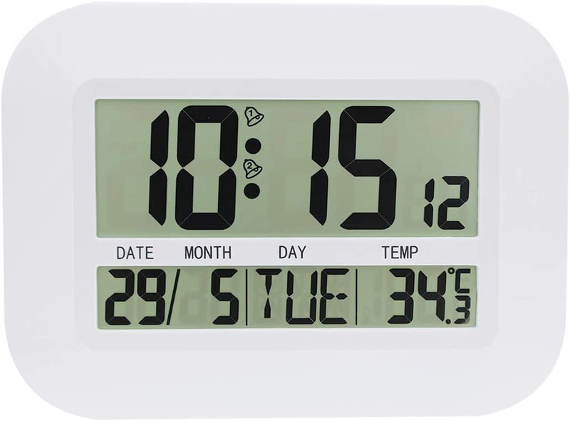 Silent Day Calendar Temperature Dementia White
