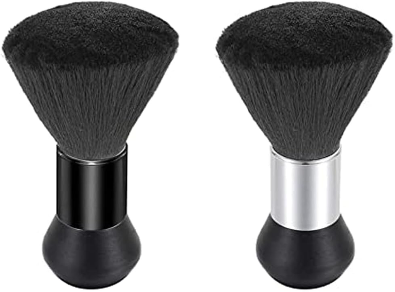 2Pcs Barber Neck Brush,Professional Hairdressing Brush Cleaning Hairbrush Hairdr