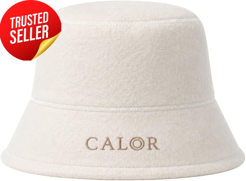 Sauna Hat Premium NZ Merino Wool Heat Protection Unisex Cream