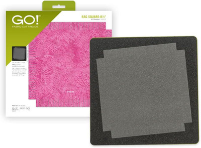 GO! Fabric Cutting Dies; 8-1/2 Inch; Rag Square