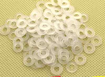100pcs New M8*16*0.9mm  Soft plastic pad  Nylon pad  Insulating flat pad