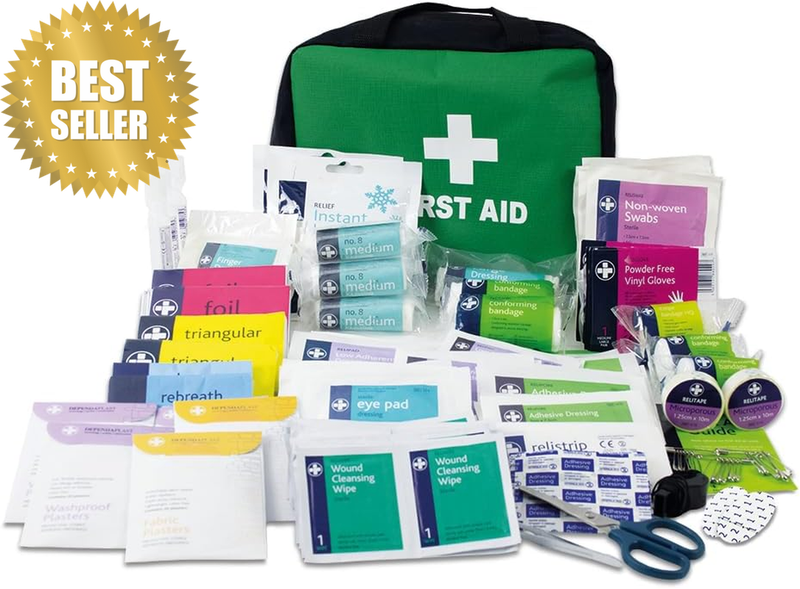First Aid Kit Bag - 309 Piece Survival Kits - Safety Essentials for Travel Car H