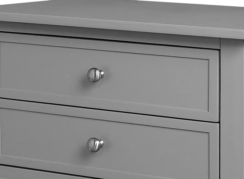 Franklin Accent Table with 2 Drawers, Gray -