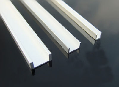 Alu U Profil Aluminium U Schiene U-Leiste Alu blank