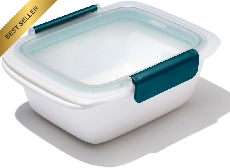 Good Grips Prep & Go Container, 0.8 Litre / 3.3 Cups, 19 X 16 X 8 Cm, White