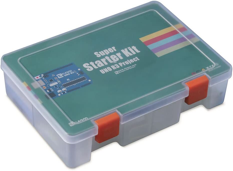 UNO Project Super Starter Kit with Tutorial, 5V Relay, UNO R3, Power Supply Modu