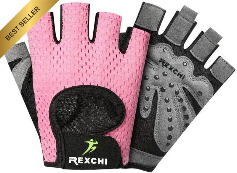 Women Fitness Gym Training Gloves Half Finger Gel Weight Lifting Workout Gloves