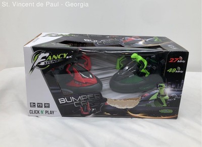 Fancy Stunt Rc Bumper Cars, Red & Green Battle Cars, Stunt Rc Fun (Brand New)