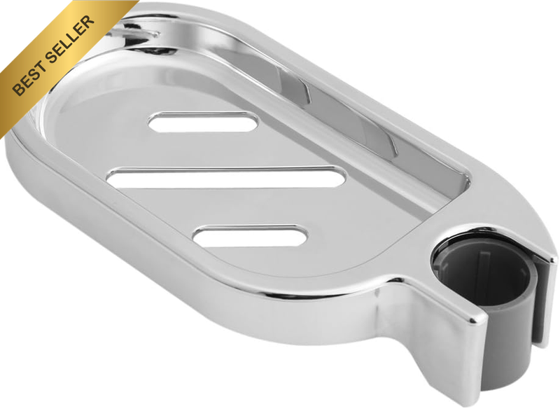 Dish Holder Cup Adjustable Dish Rod Slide for Bathroom & Kitchen ABS