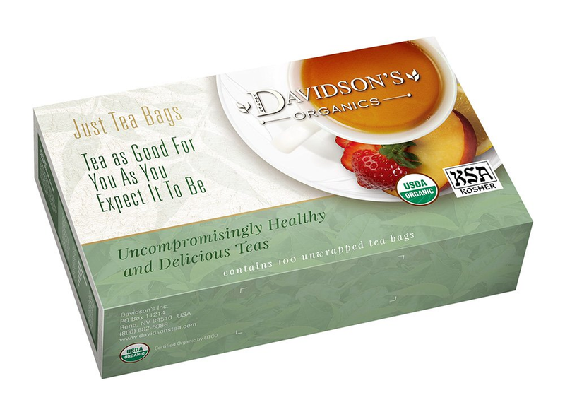 Davidson'S Organics Decaf Green Tea, 100-Count Unwrapped Bag