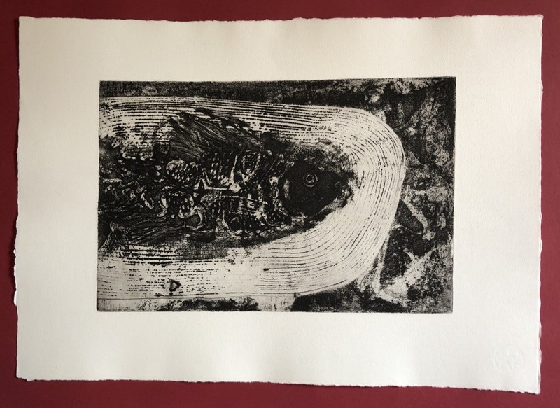 Reinhard Drenkhahn, Barbe Ii, Radierung, 1957, Aus Dem Nachlass