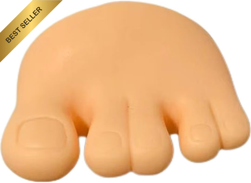 1Pcs Funny Toe Foot Shape Toothbrush Holder with Suction Cup Home Bathroom Tooth