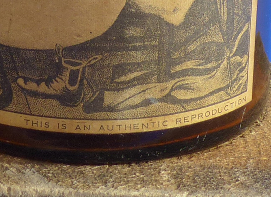 LASH'S  BITTERS BOTTLE TONIC LAXATIVE REPRODUCTION OF VINTAGE BOTTLE