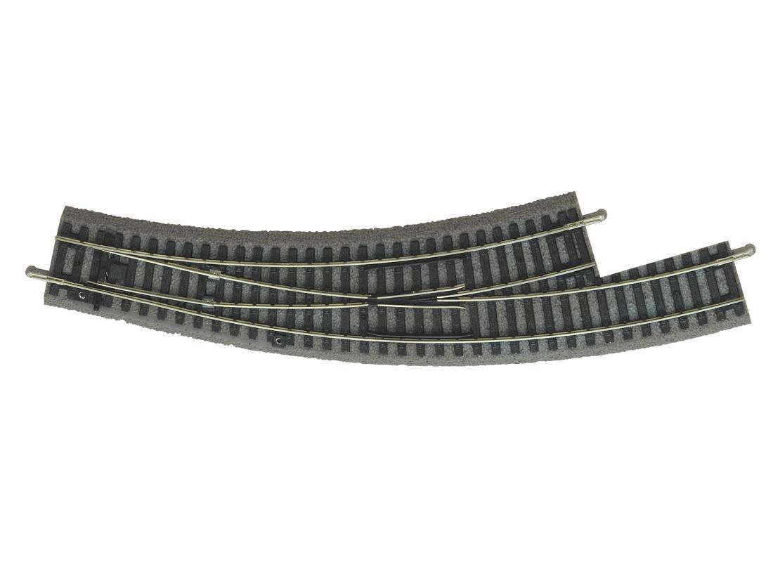 Piko 55422 H0 A-Gleis Bogenweiche links BWL mit Bettung
