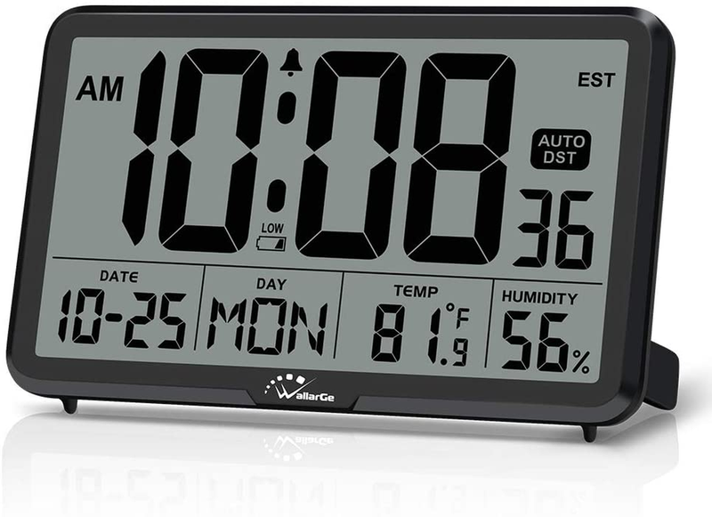 Battery Operated,desk Clocks With Temperatu