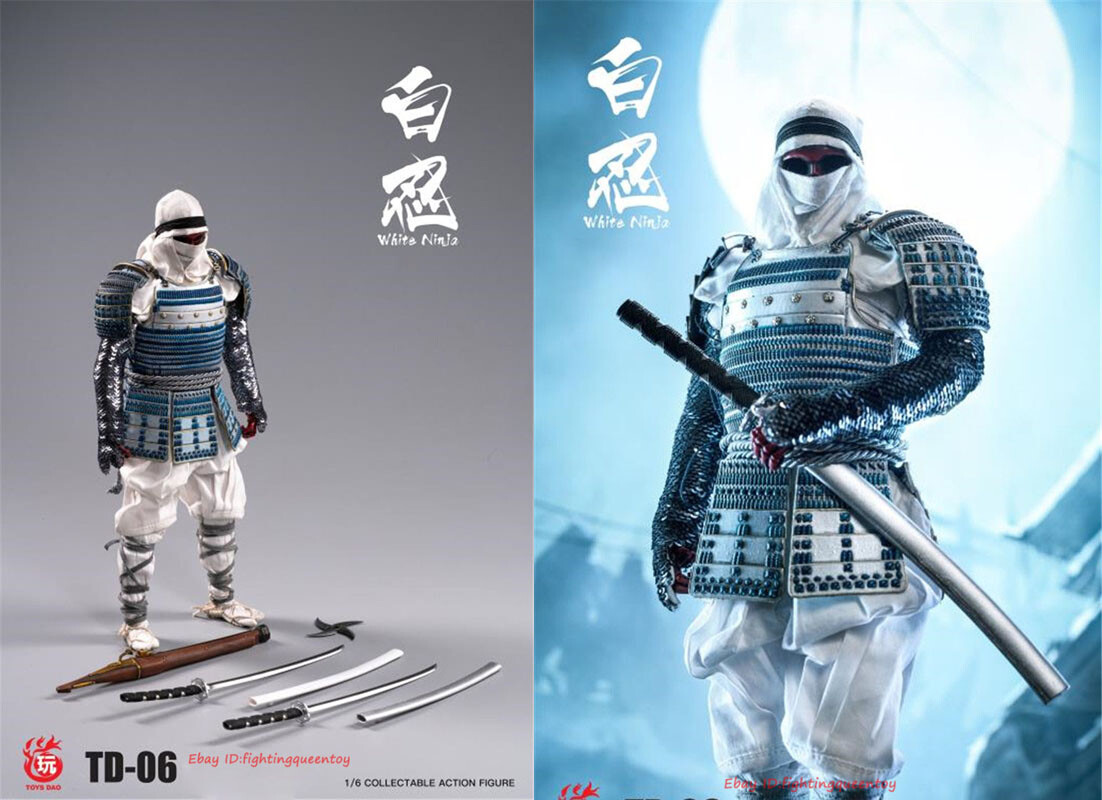 TOYSDAO TD-06 Japan White Ninja Samurai 1/6 Scale Figure