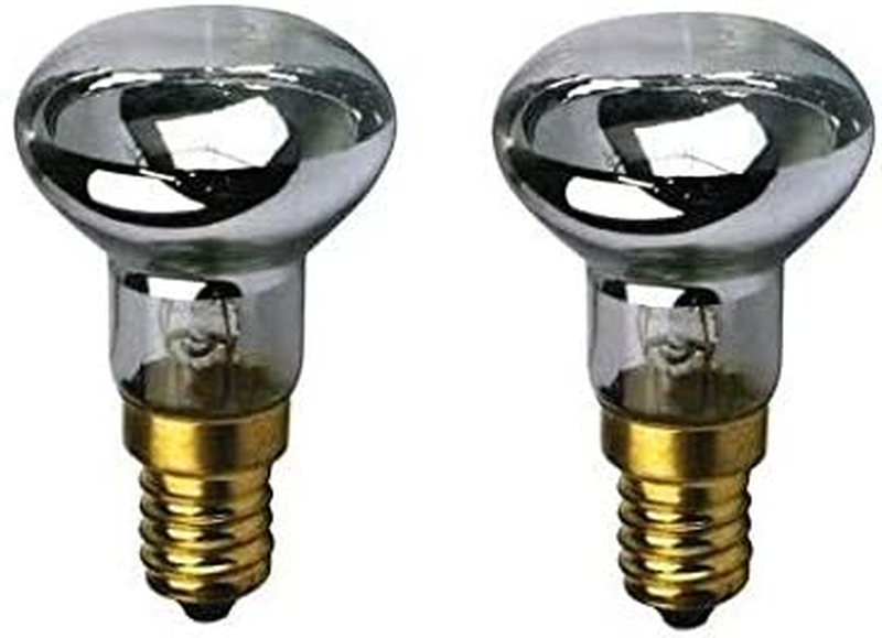 Set of 2 R39 E17 Replacement Light Bulb Motion Lamp 30 Watt Reflector Type