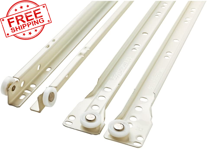 D68822C-W-TS 22-Inch Bottom Mount Drawer Slide New