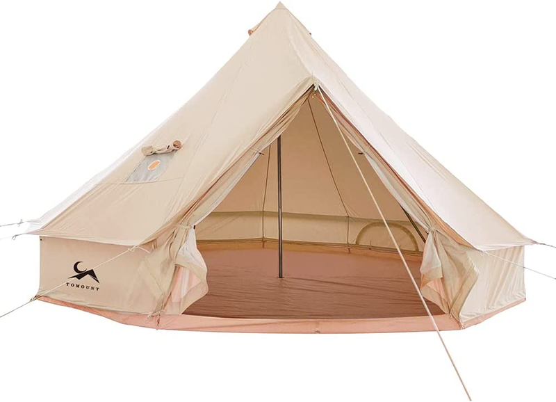 MC Canvas Tent Bell Tent Yurt with Stove Jack Zipped Removab