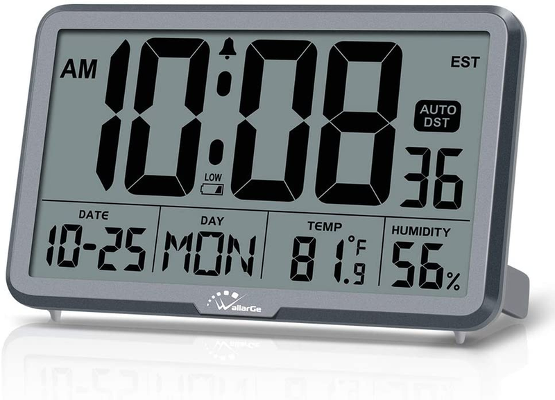 Digital Desktop/Wall Alarm Clock Battery Operated With Tempe