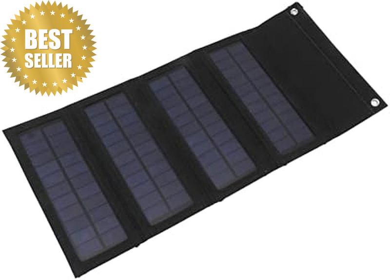 Solar Charging Bag, 40W USB Foldable Solar Panel Bag with Monocrystalline Silico